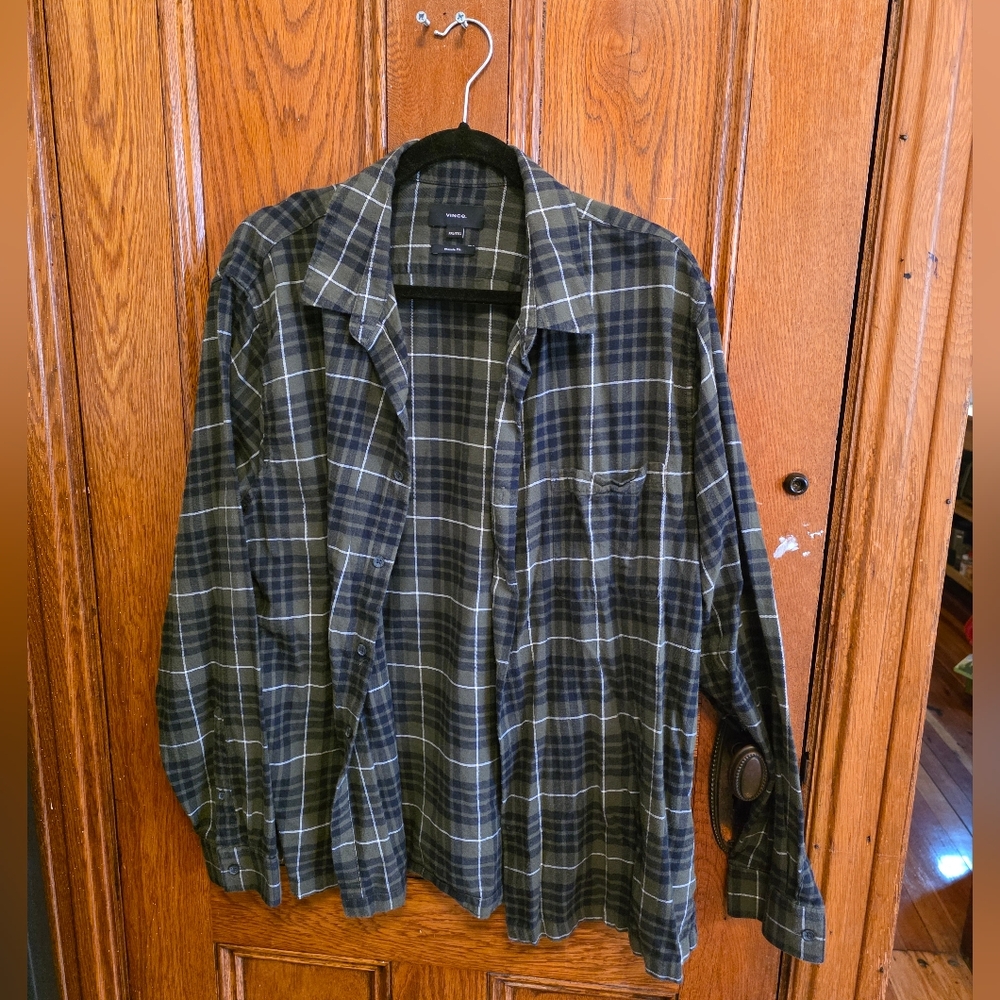Vince Classic Fit XXL Flannel